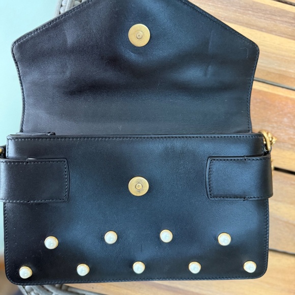 Gucci Nappa Pearl Studded Mini Queen Margaret Broadway Shoulder Bag - Picture 7 of 10